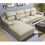 Hình thu nhỏ: Bộ ghế sofa góc màu GT217 Tobain màu carot 2m76 x 1m65