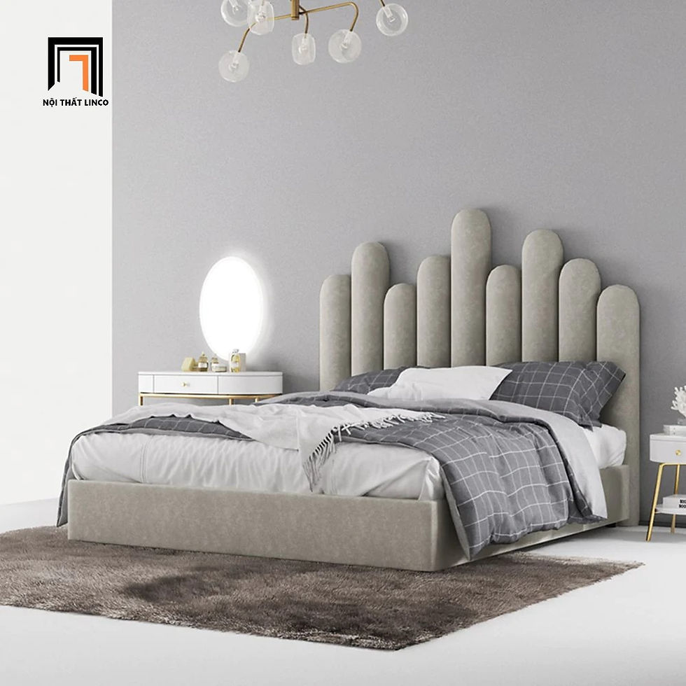Hình thu nhỏ: giường ngủ bọc vải