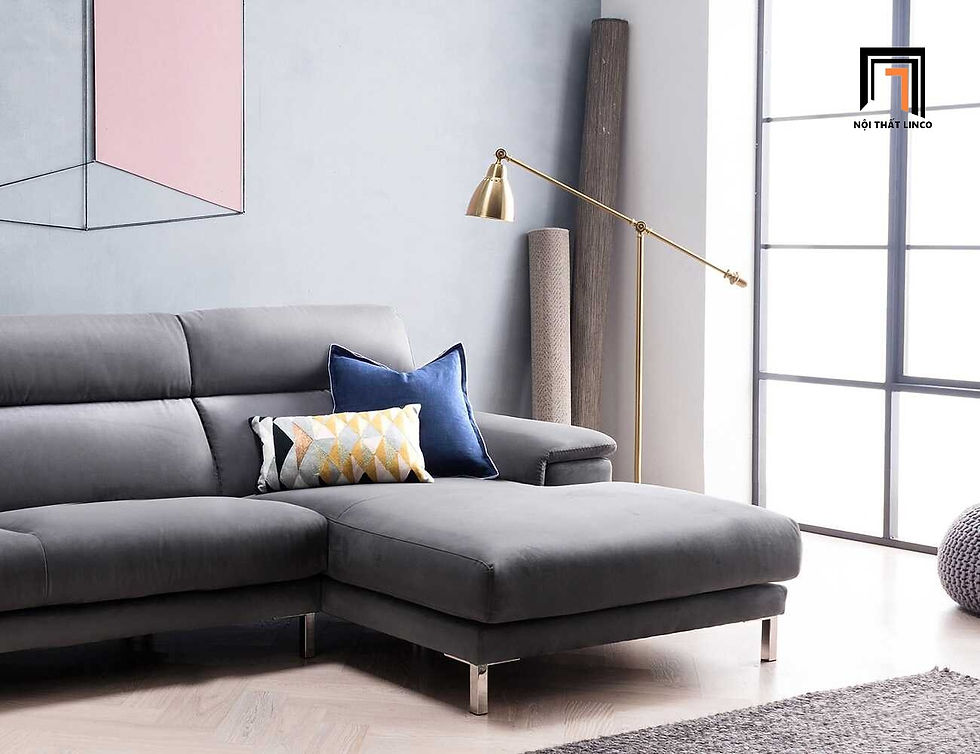 Hình thu nhỏ: sofa da xám đậm