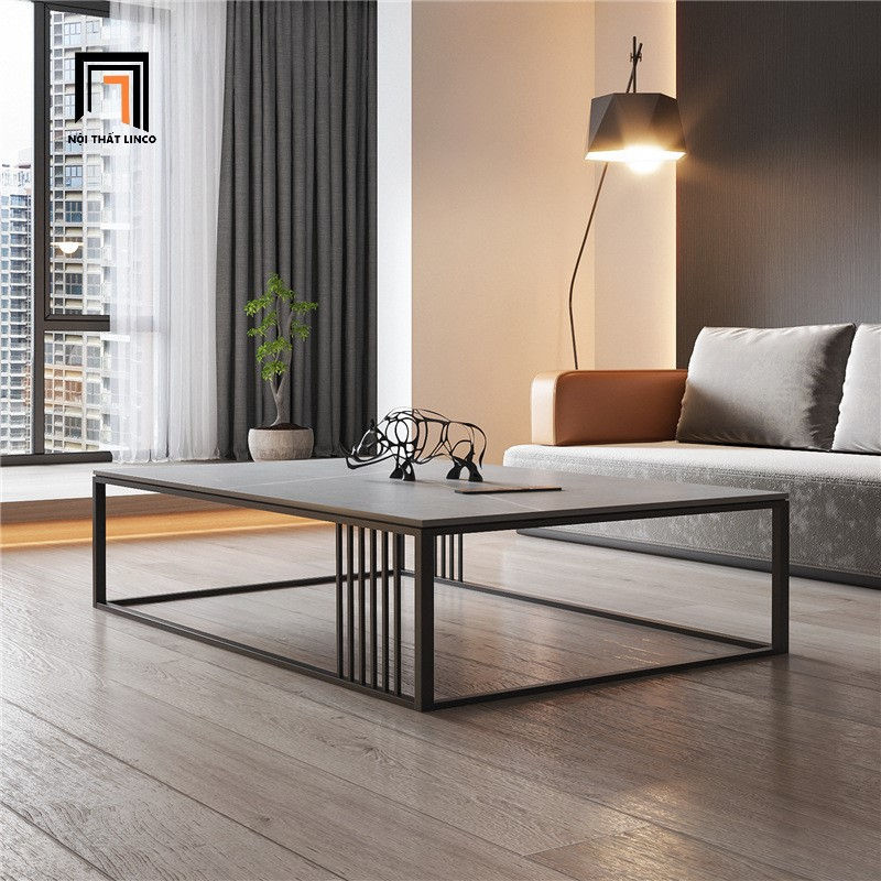 Hình thu nhỏ: Bàn sofa phòng khách chung cư BSF83 Smartee 1m đá xám
