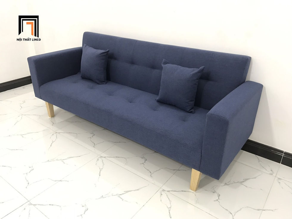 Hình thu nhỏ: ghế sofa giường xanh đậm