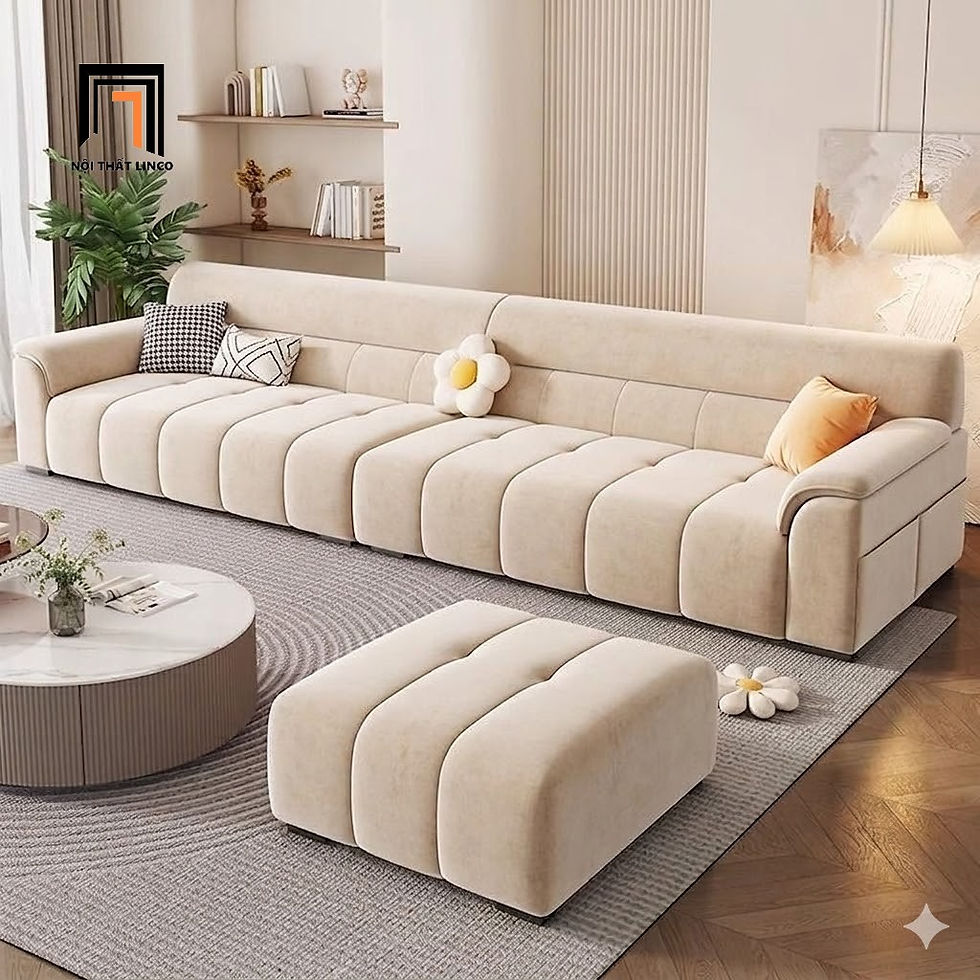 sofa văng vải nhung