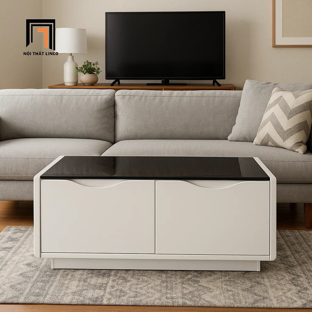 Bàn trà phòng khách chung cư BTPK97 Oakley 1m giá rẻ