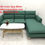 Hình thu nhỏ: Bộ ghế sofa góc L phòng khách xanh ngọc lá cây dài 2m2 | Nội thất Linco Quy Nhơn