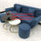 Hình thu nhỏ: Bộ bàn ghế sofa băng xanh dương da trời nước biển rẻ đẹp