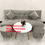 Hình thu nhỏ: Bộ ghế sofa bed bật giường xám vải nhung 1m72 giá rẻ
