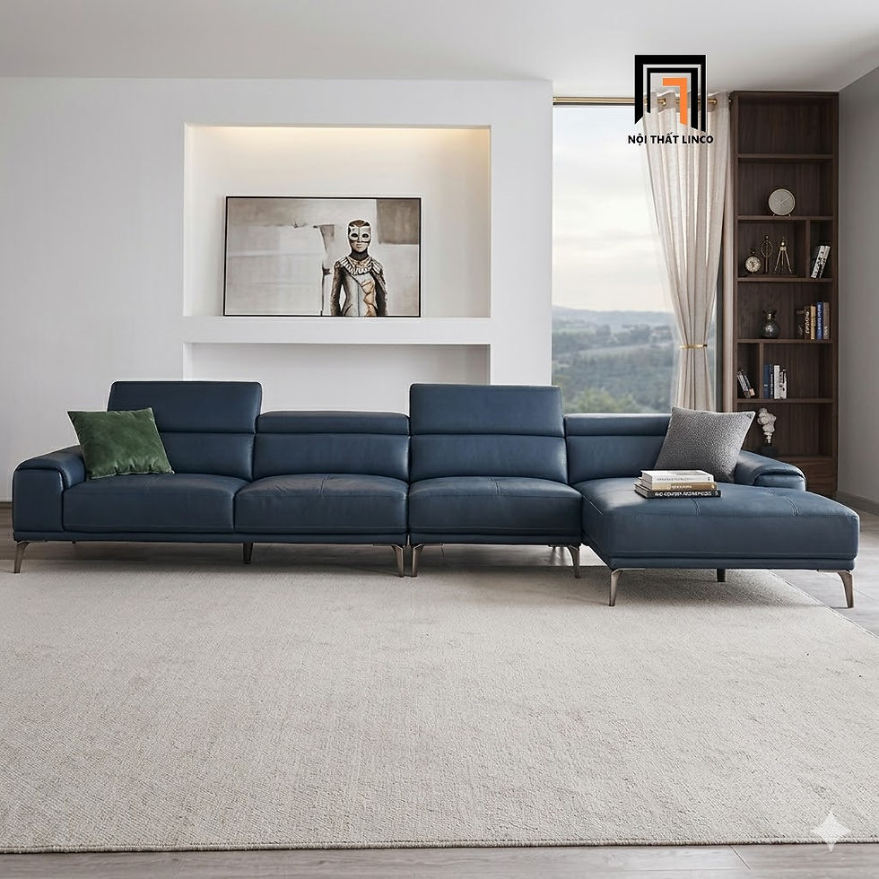 bộ ghế sofa góc phòng khách lớn