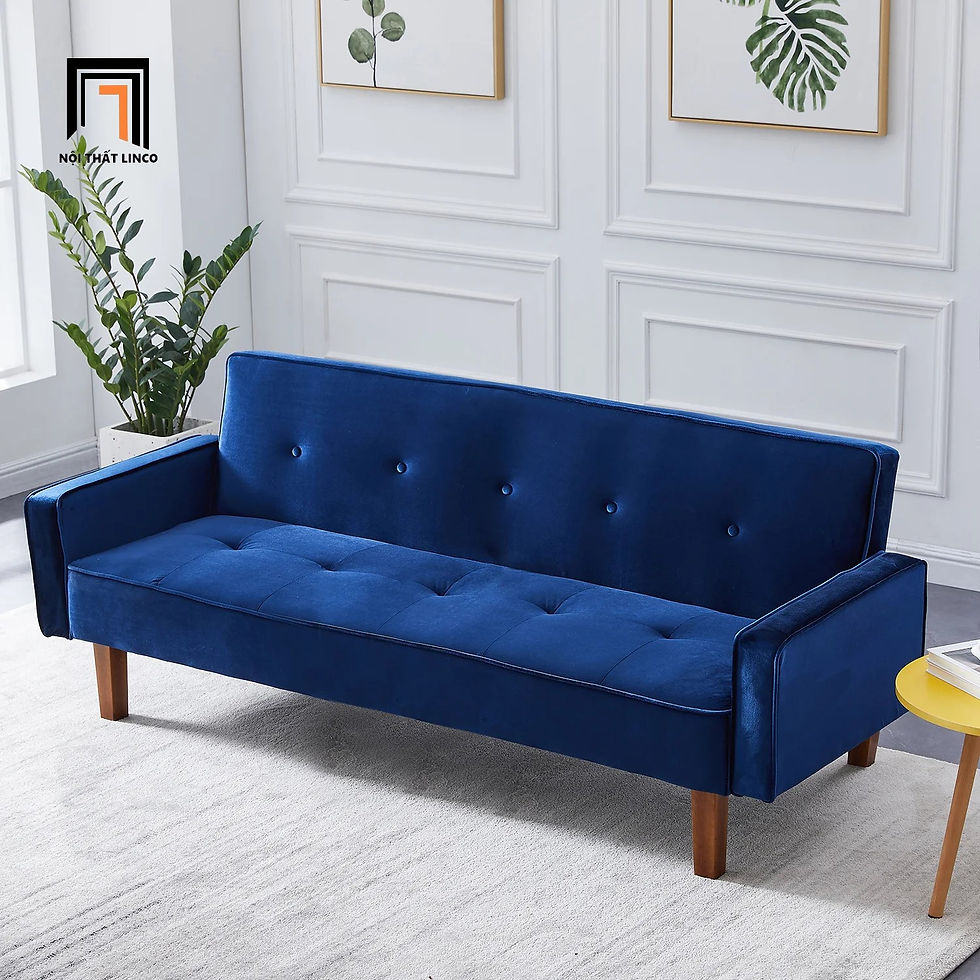 Hình thu nhỏ: sofa giường xanh đậm