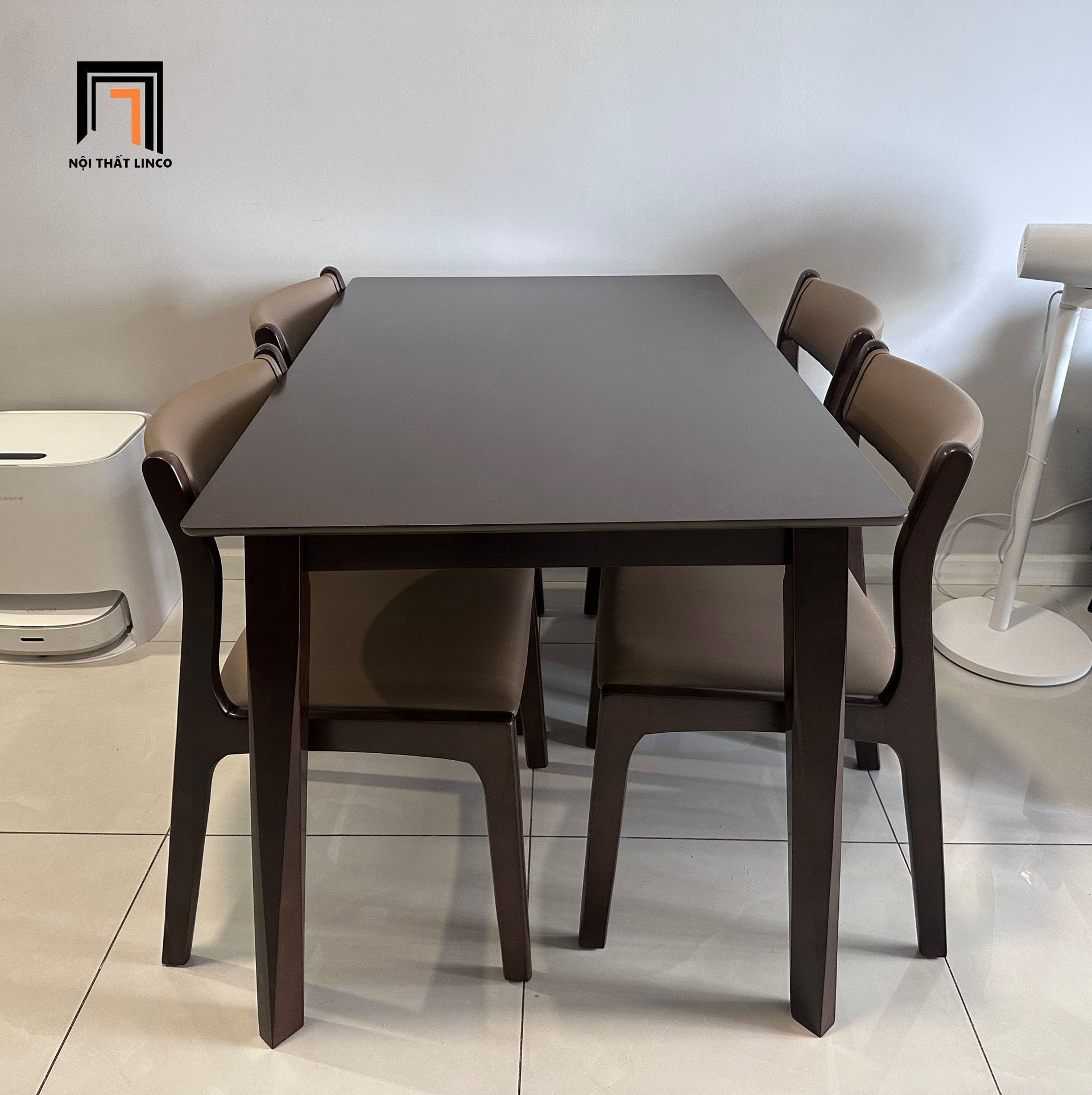 Bàn ăn giá rẻ cho căn hộ chung cư 15-KH4G10-B107 4 ghế