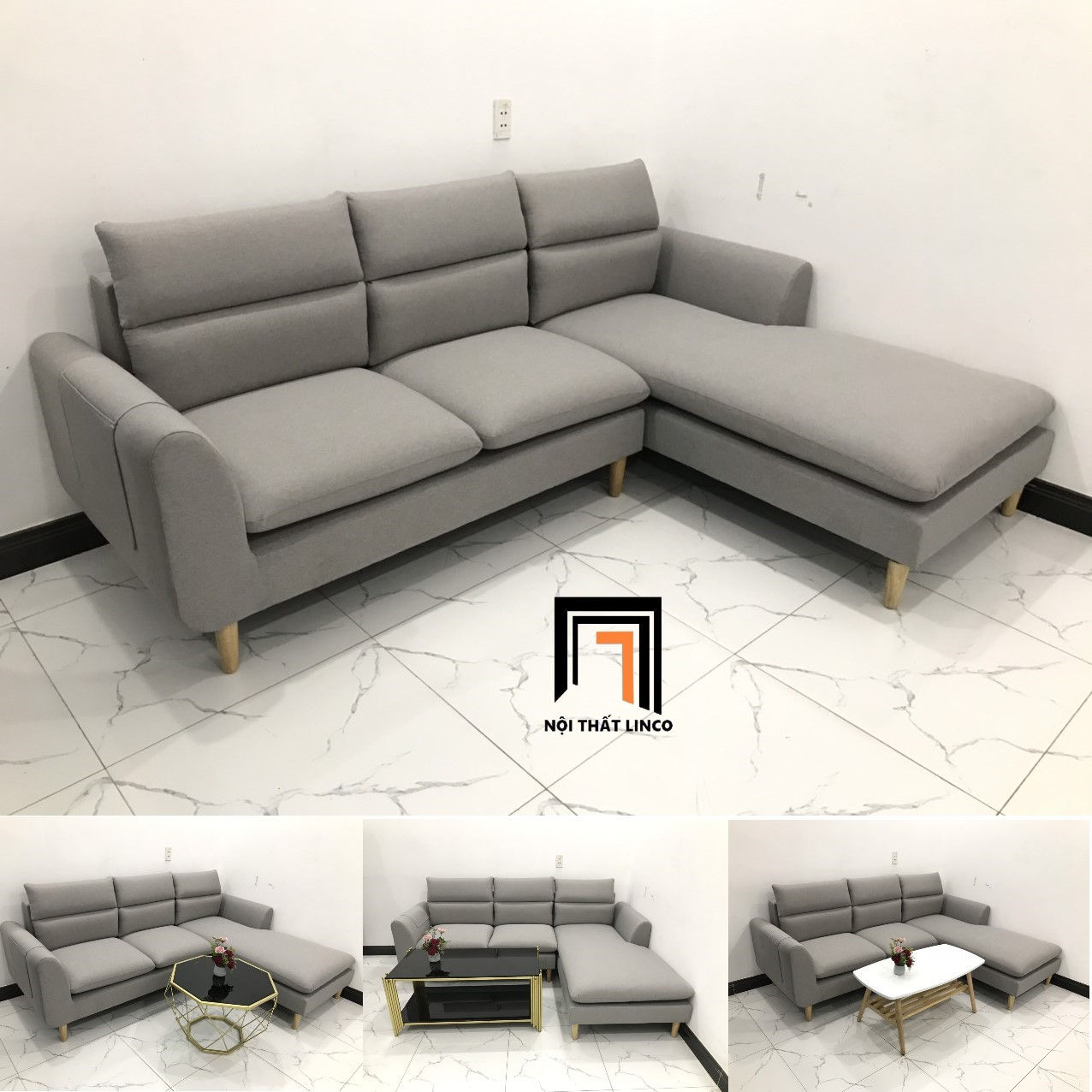 sofa góc 2m2 x 1m6