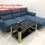 Hình thu nhỏ: Bộ ghế sofa góc L hiện đại xanh dương dài 2m2 x 1m6 giá rẻ