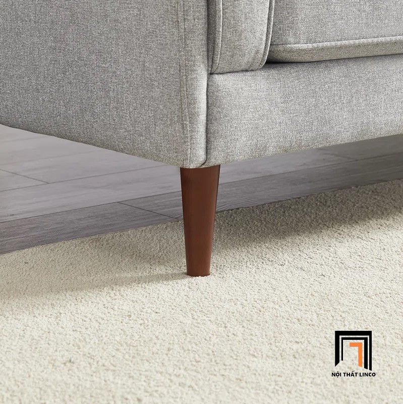 Hình thu nhỏ: sofa góc chân gỗ cao su