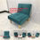 Hình thu nhỏ: Ghế sofa đơn xanh lá cây mini giá rẻ BĐ | Nội Thất Linco Quy Nhơn