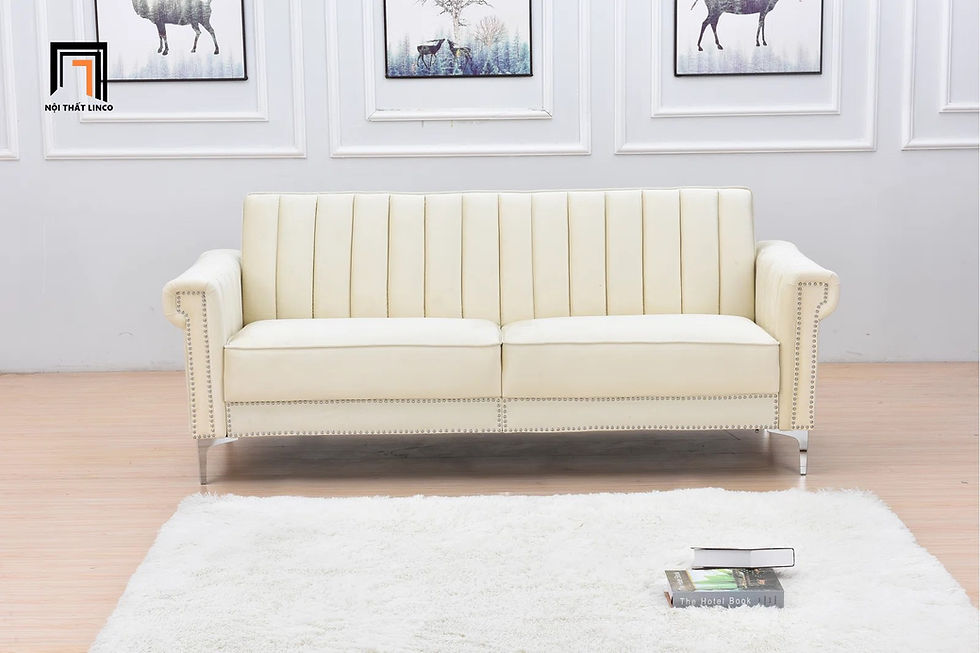 Hình thu nhỏ: sofa giường vải nhung