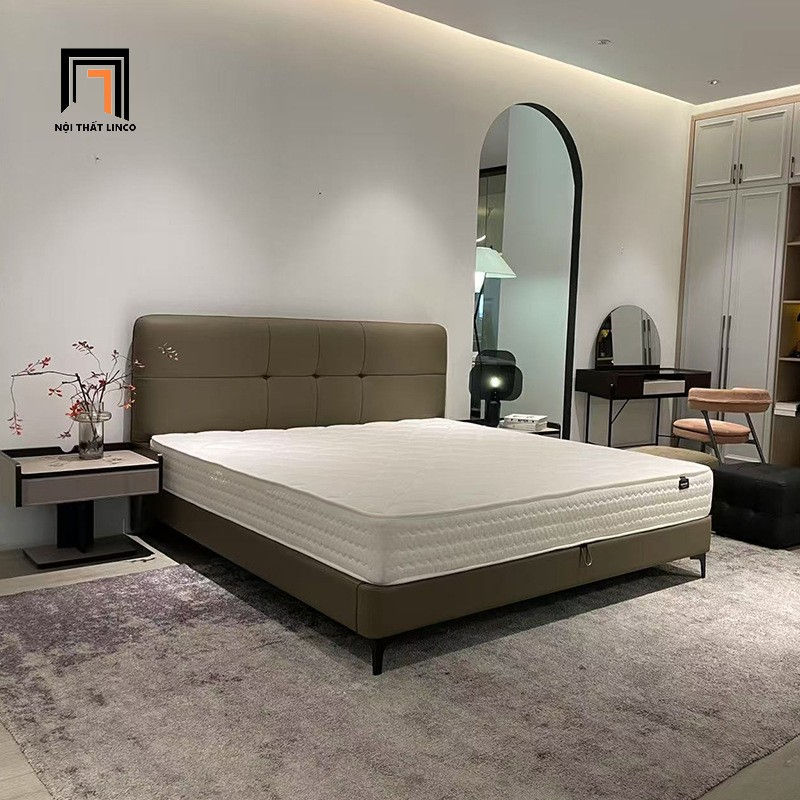 giường ngủ da giả