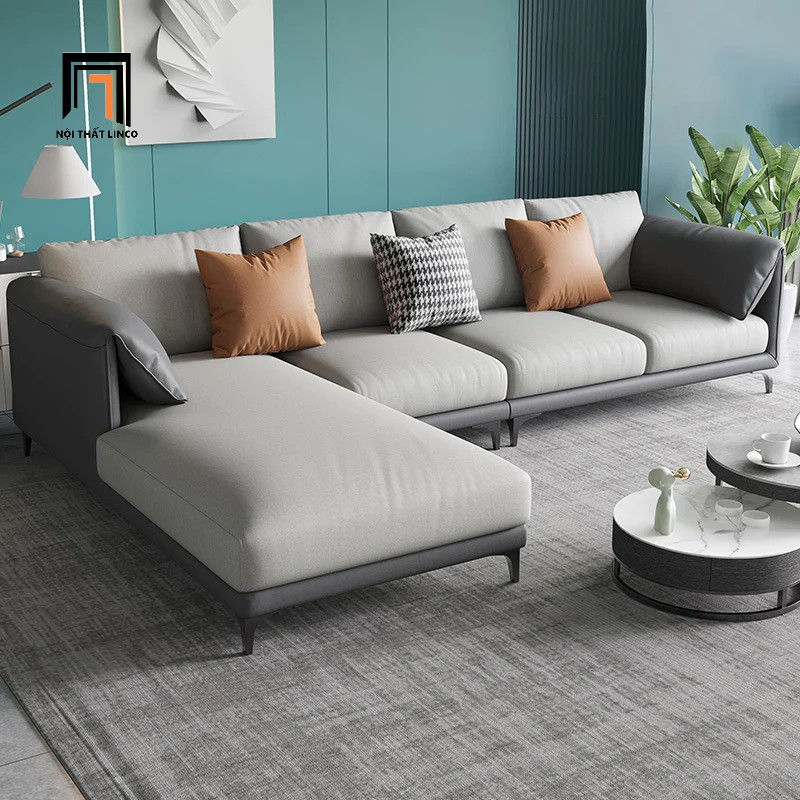 bộ ghế sofa góc da chống trầy
