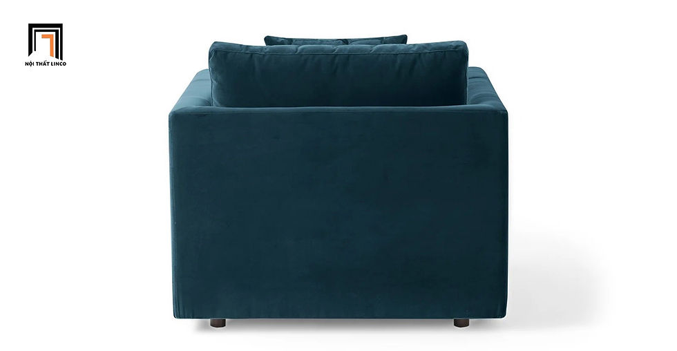 Hình thu nhỏ: sofa xanh đậm vải nhung