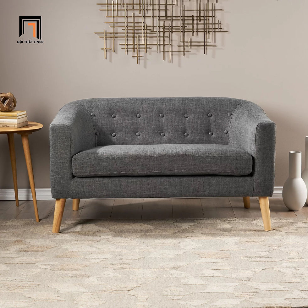 Hình thu nhỏ: Ghế sofa văng 1m3 BT208 Decato giá rẻ cho tiệm shop nhỏ