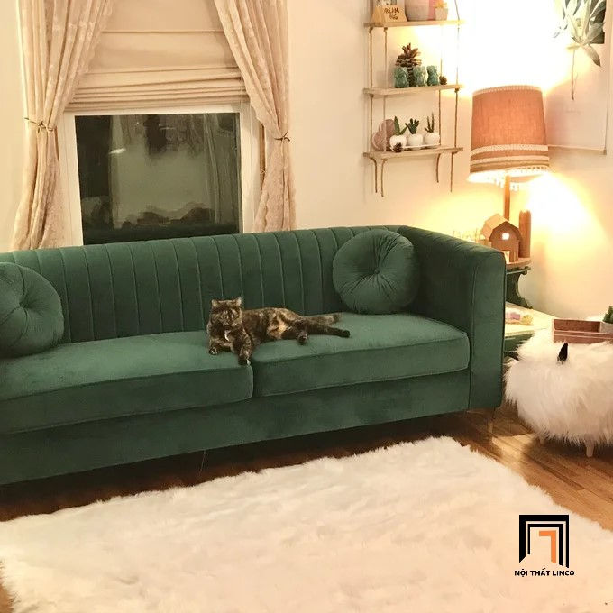 Hình thu nhỏ: sofa vải nhung