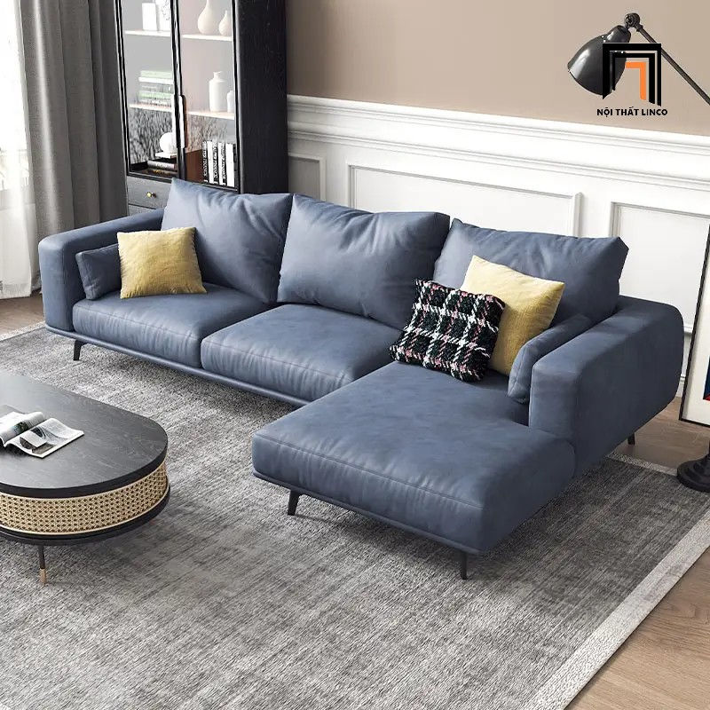 Hình thu nhỏ: sofa góc bọc da