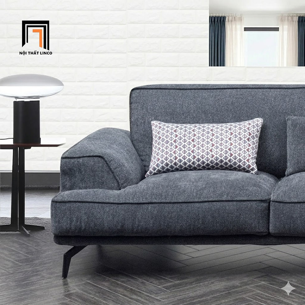 Hình thu nhỏ: sofa vải nỉ xám