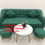 Hình thu nhỏ: Bộ ghế sofa băng NL xanh ngọc dài 1m9 phòng khách nhỏ
