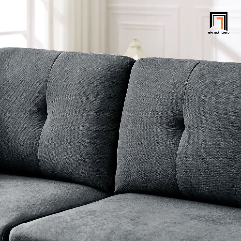Hình thu nhỏ: Ghế sofa băng nhỏ 1m5 BT202 Keyana vải nhung nỉ