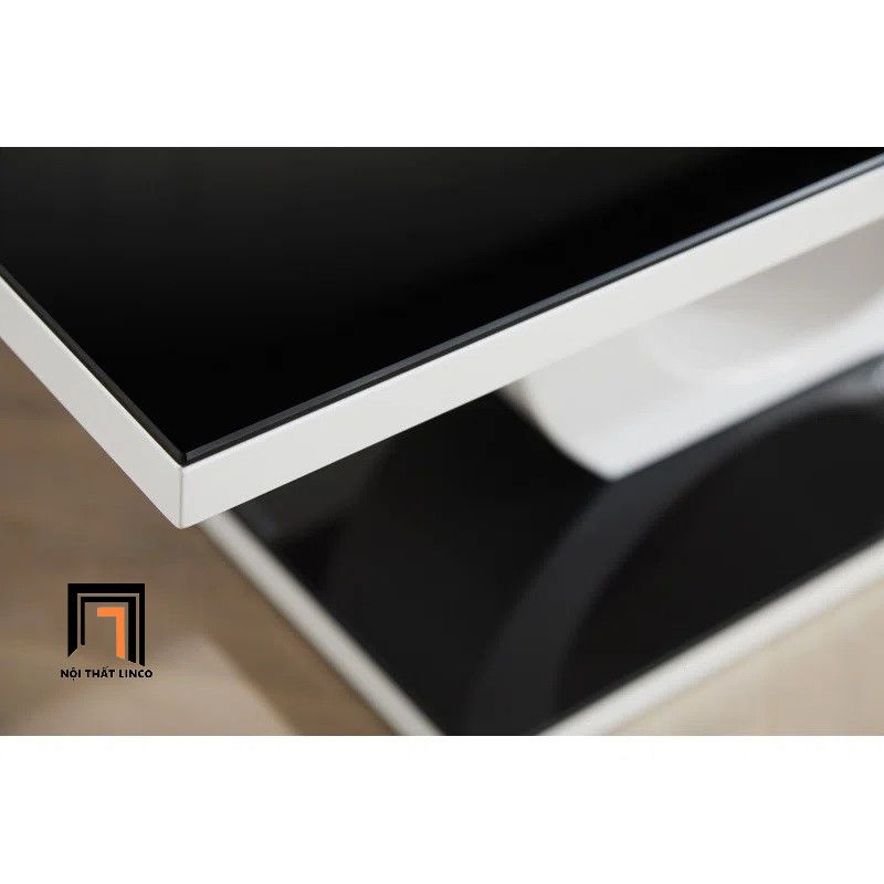 Hình thu nhỏ: Bàn sofa mặt kính khung chữ O BSF62 Parowan 1m2 giá rẻ