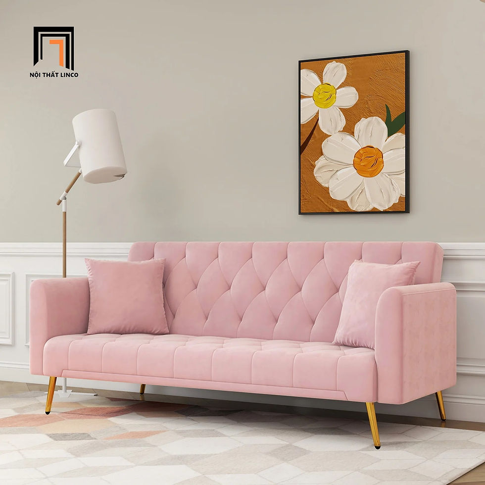 Hình thu nhỏ: ghế sofa màu hồng