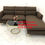Hình thu nhỏ: Bộ ghế sofa góc L màu nâu cafe đậm giá rẻ đẹp 2m2 x 1m6