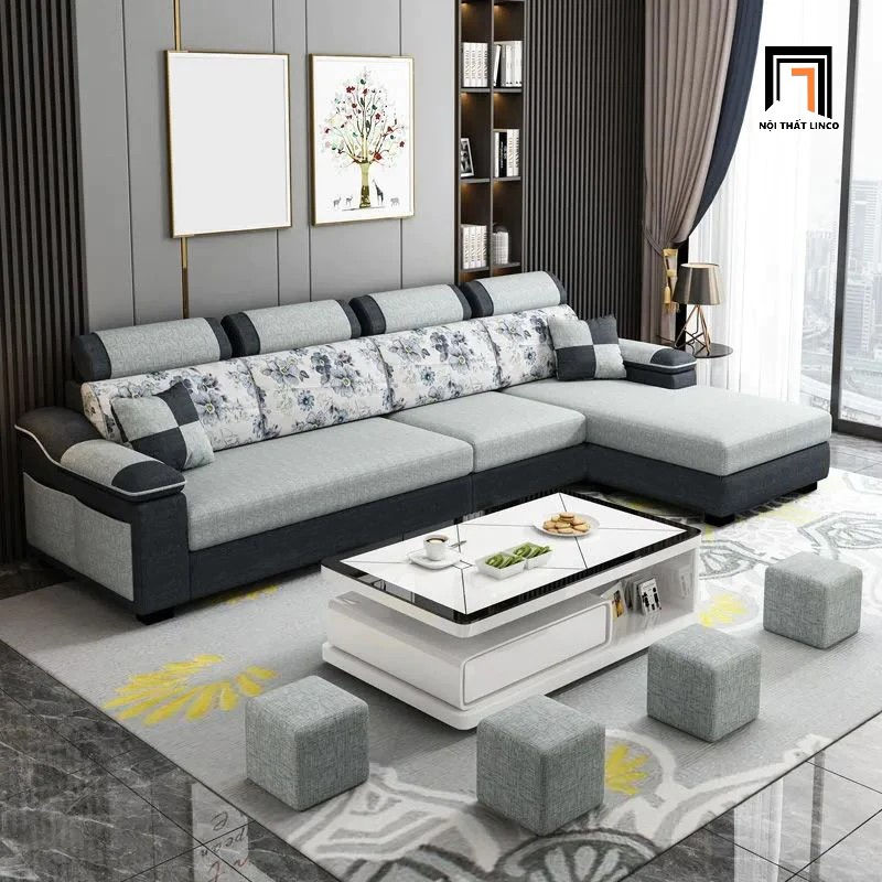 Hình thu nhỏ: sofa góc 3m x 1m6