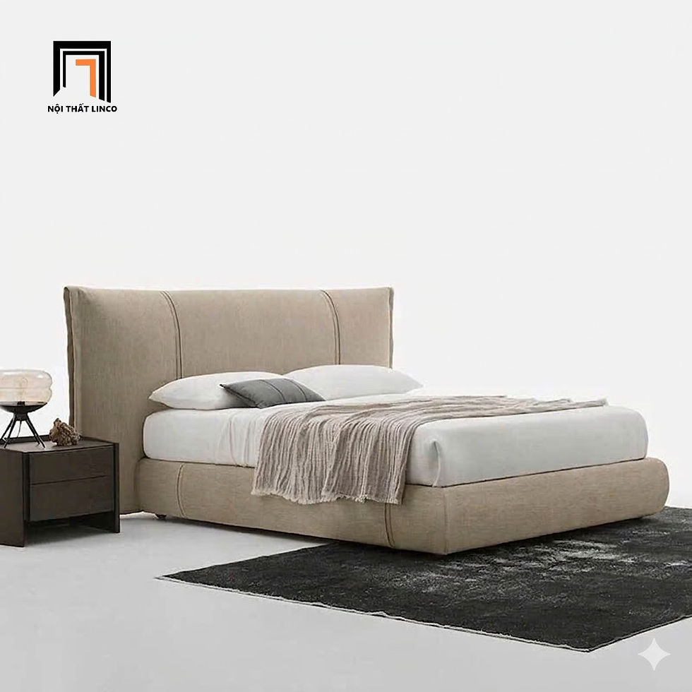 giường ngủ vải nỉ