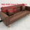 Hình thu nhỏ: Bộ ghế Sofa giường tay vịn (băng) simili giả da nâu giá rẻ