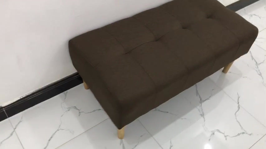 Hình thu nhỏ: Ghế sofa đôn chữ nhật 1m x 50 mâu cafe giá rẻ