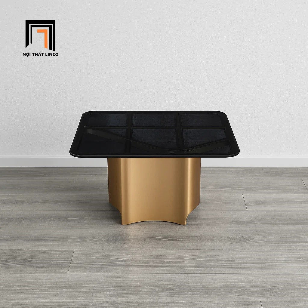 Bàn sofa phòng khách kính đen BTPK80 Zebina 60 giá rẻ