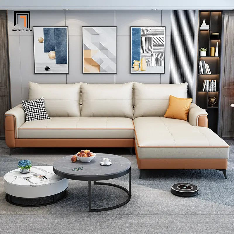 Hình thu nhỏ: sofa góc da công nghiệp
