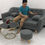 Hình thu nhỏ: Bộ bàn ghế sofa băng phòng khách xám đen đậm Nội thất Linco Tphcm