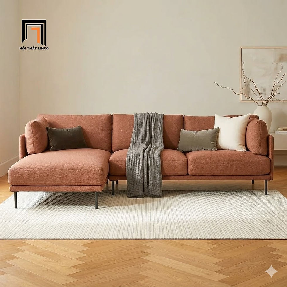 sofa góc vải nỉ