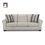 Hình thu nhỏ: Ghế sofa đơn phòng khách gia đình DT54 Carey xám trắng