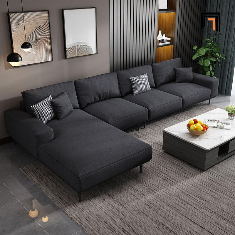 Hình thu nhỏ: sofa xám đen