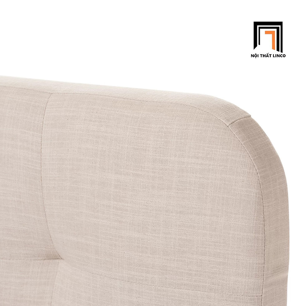 Hình thu nhỏ: Giường ngủ bọc đệm xinh xắn GN27 Muraka 1m6 x 2m vải nỉ