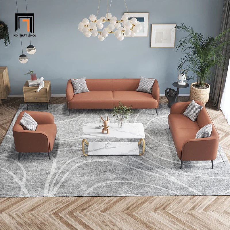 bộ ghế sofa da