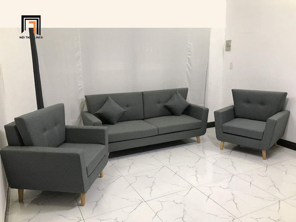 Hình thu nhỏ: sofa xám lông chuột