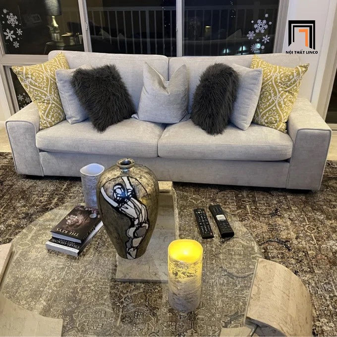 Hình thu nhỏ: sofa nỉ