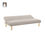 Hình thu nhỏ: Ghế sofa giường bật nằm GB54 Calabas dài 1m7 trắng kem