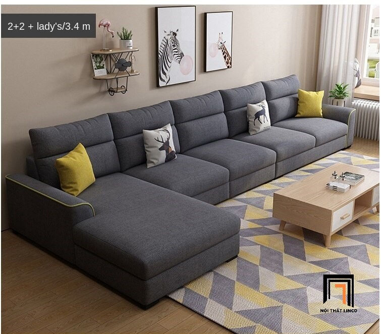 Hình thu nhỏ: sofa xám lông chuột
