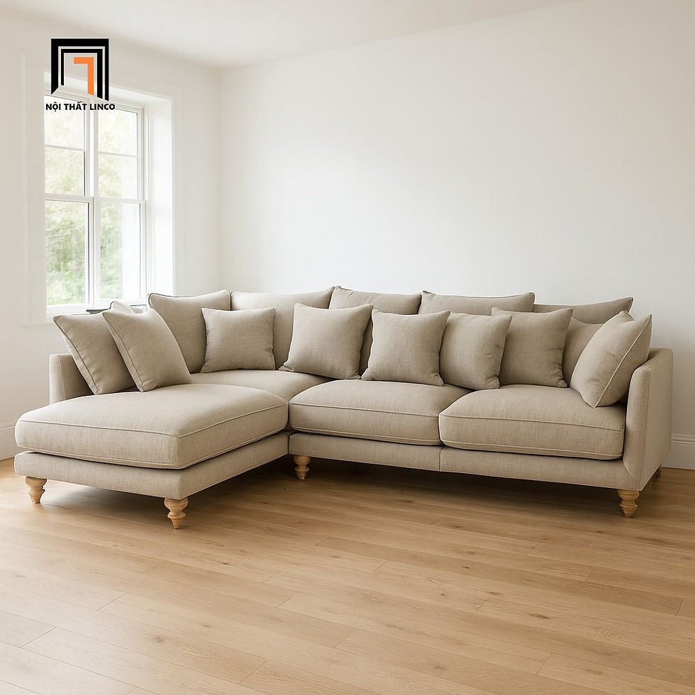 sofa góc tân cổ điển