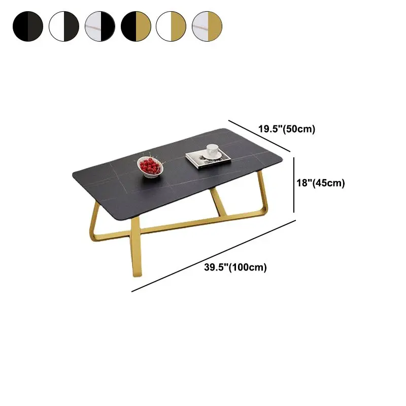 Hình thu nhỏ: Bàn trà phòng khách mặt đá BSF1 Crosso 1m x 50 hiện đại