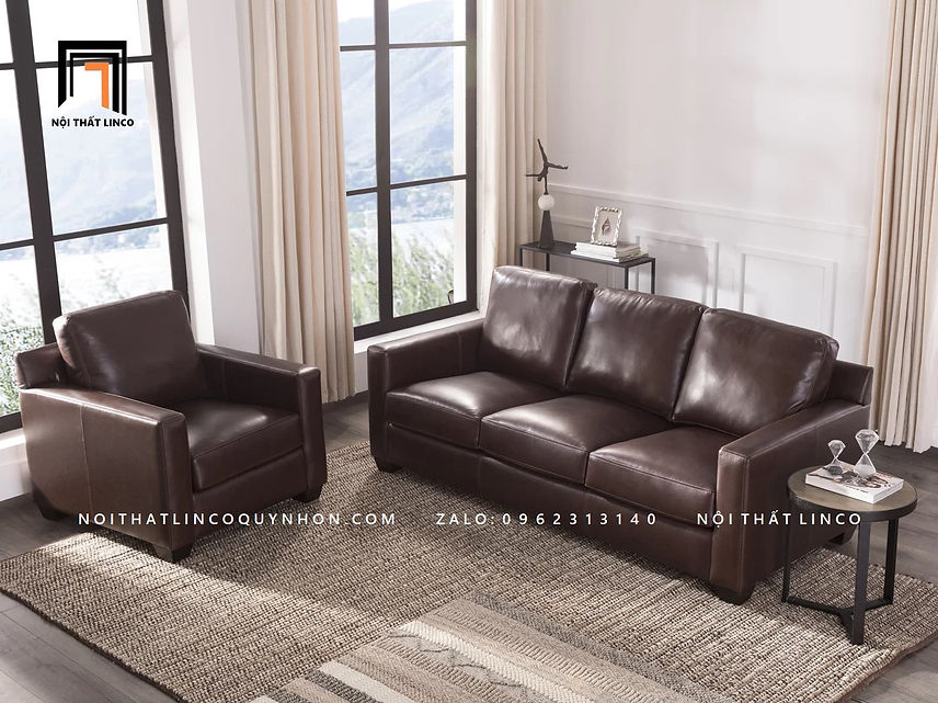 Ghế sofa da Nam Định, sofa da giả simili Nam Định, sofa phòng khách Nam Định