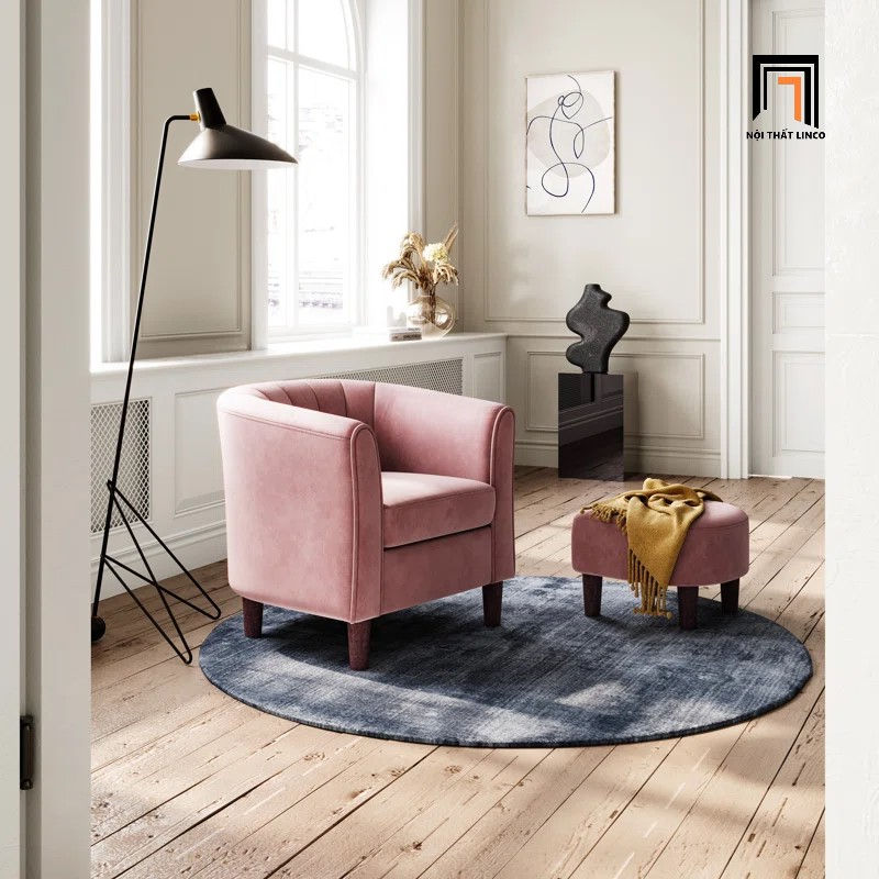 Hình thu nhỏ: sofa màu hồng